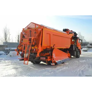 КДМ-650-07-01 на ш.6520-53 (ГМУ, Самосвальный кузов, ПС сталь 09Г2С, V=10,5 м3, Боковой отвал)