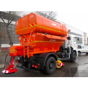ЭД-244КМ на ш.53605 (ПС сталь 09Г2С, V=6,5 м3, ПМ сталь, V=8,2 м3, Сопла, Отвал, Средняя щетка)