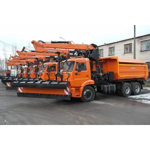 КДМ-650-05 на ш.65115-50 (ГМУ, Самосвальный кузов, ПС сталь 09Г2С, V=8 м3, Передний отвал)