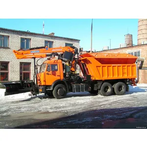 КДМ-650-05 на ш.65115-50 (ГМУ, Самосв.кузов, ПС сталь 09Г2С, V=8 м3, Передний и Боковой отвалы)