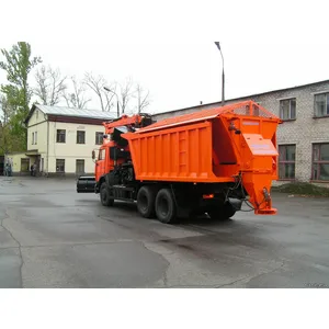 КДМ-650-05 на ш.65115-50 (ГМУ, Самосвальный кузов, ПС сталь 09Г2С, V=8 м3, Боковой отвал)