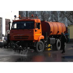 КДМ-650-08 на ш.65115-50 (ПМ сталь 09Г2С, V=12 м3, Передняя высоконапорная рейка, Средняя щетка)